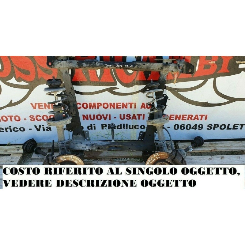 Dettagli su   RENAULT TWINGO 2 MECCANICA ANT. SOSPENSIONE ASSALE AMMORTIZZATORE CULLA DX SX