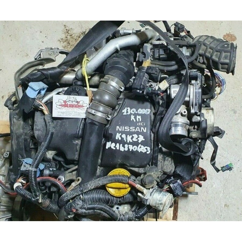 Dettagli su   NISSAN PULSAR MOTORE COMPLETO MONOBLOCCO TURBINA PISTONI P.5 K9K 81kw 110cv