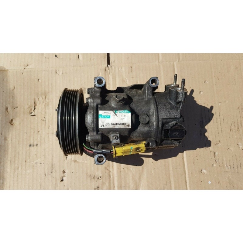 Dettagli su   PEUGEOT 208 COMPRESSORE CLIMATIZZATORE CONDENSATORE PULEGGIA A/C 9678656080