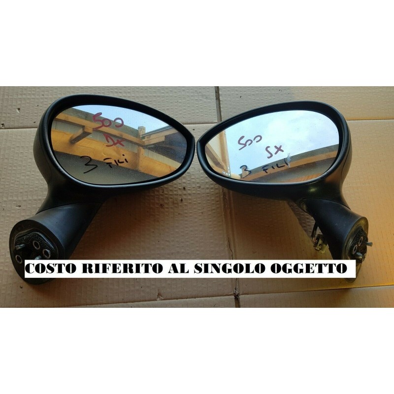 Dettagli su   FIAT 500 SECONDA SERIE SPECCHIETTO SPECCHIO VETRO RETROVISORE ESTERNO SX DX