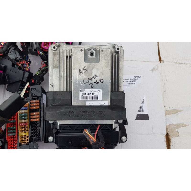 AUDI A5 8T KIT ACCENSIONE AVVIAMENTO MOTORE ECU CENTRALINA CHIAVE BODY 3.0D