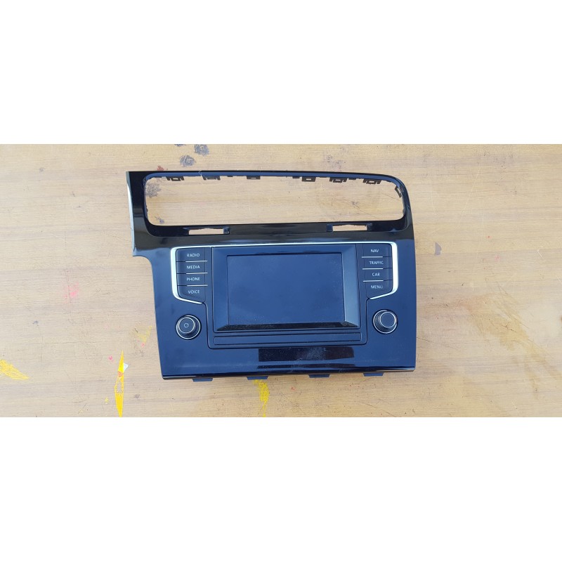 VOLKSWAGEN GOLF 7 DISPLAY MONITOR SCREEN NAVIGATORE RADIO MEDIA AUDIO 5G0919605D