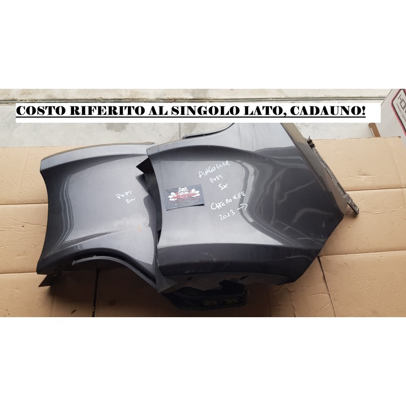 JEEP CHEROKEE KL PARAURTI PARAURTO ANGOLARE POSTERIORE DESTRO SINISTRO SX DX