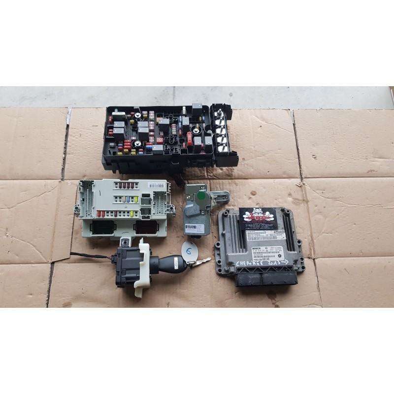 JEEP CHEROKEE KL KIT ACCENSIONE AVVIAMENTO CENTRALINA ECU CHIAVE BOSY FUSIBILI