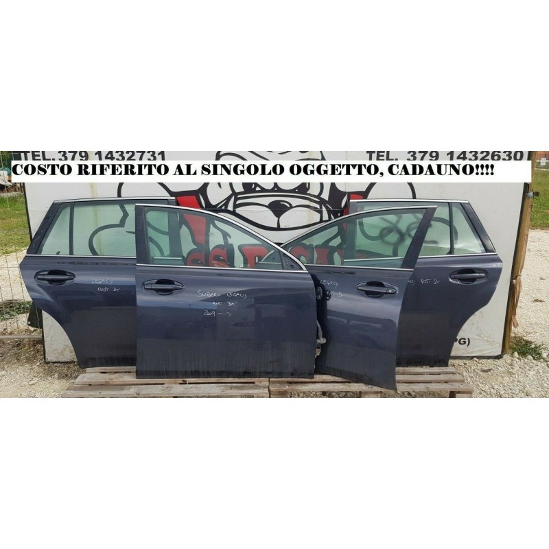 SUBARU LEGACY SW SPORTELLO PORTA PORTE SPORTELLI PORTIERA LATERALE ANT POST DXSX