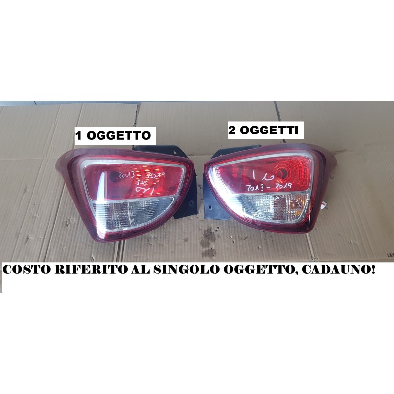 HYUNDAI I10 BA FANALE FANALI LUCE LUCI STOP POSTERIORE DESTRO SINISTRO SX DX