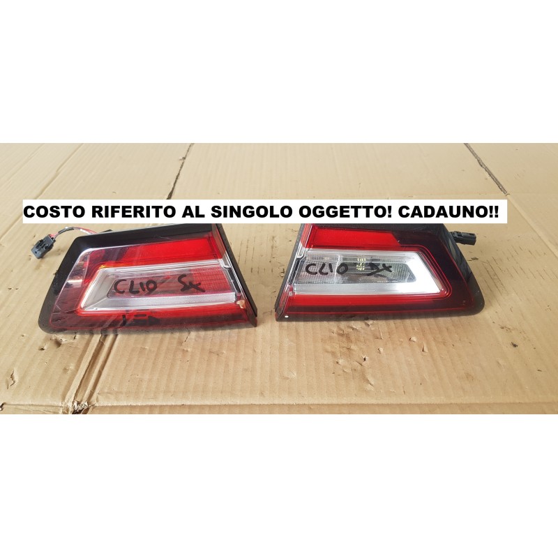 RENAULT CLIO IV 4 SERIE FANALINO FANALI FARO LUCE STOP POSTERIORE PORTELLONE LED