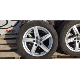 4x CERCHI IN LEGA CON PNEUMATICI GOMME AUDI A3-TT-S3 INT. 5x112 DA 16 POLLICI