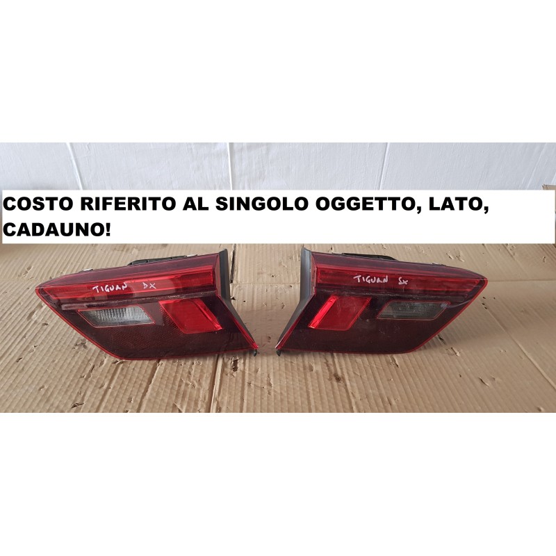 VOLKSWAGEN TIGUAN AD1 FANALE FANALINO STOP INTERNO PORTELLONE POSTERIORE DX-SX