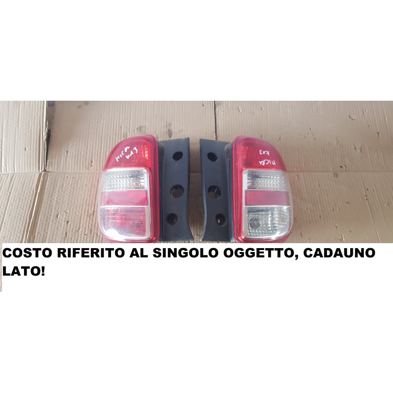 NISSAN MICRA K13 FANALE FANALINO STOP LUCE LUCI POSTERIORE DESTRO SINISTRO SX DX