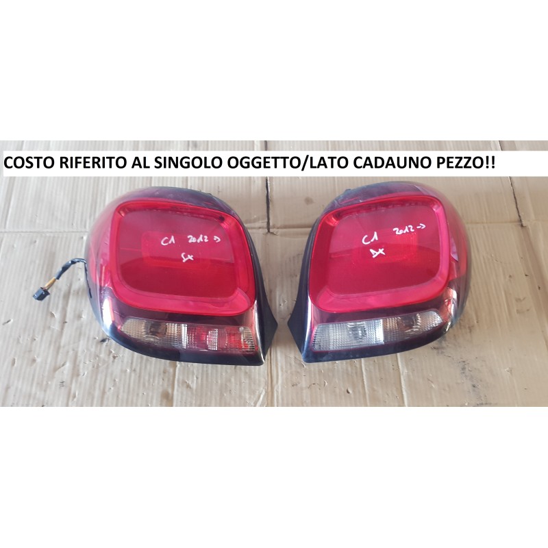 CITROEN C1 STOP FANALE FANALI FARO FARI LUCE LUCI POSTERIORE DESTRO SINISTRO