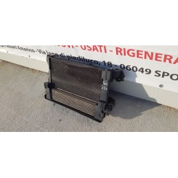 FIAT 500L KIT RADIATORI RADIATORE ACQUA CLIMA ELETTROVENTOLA INTERCOOLER 1.3D