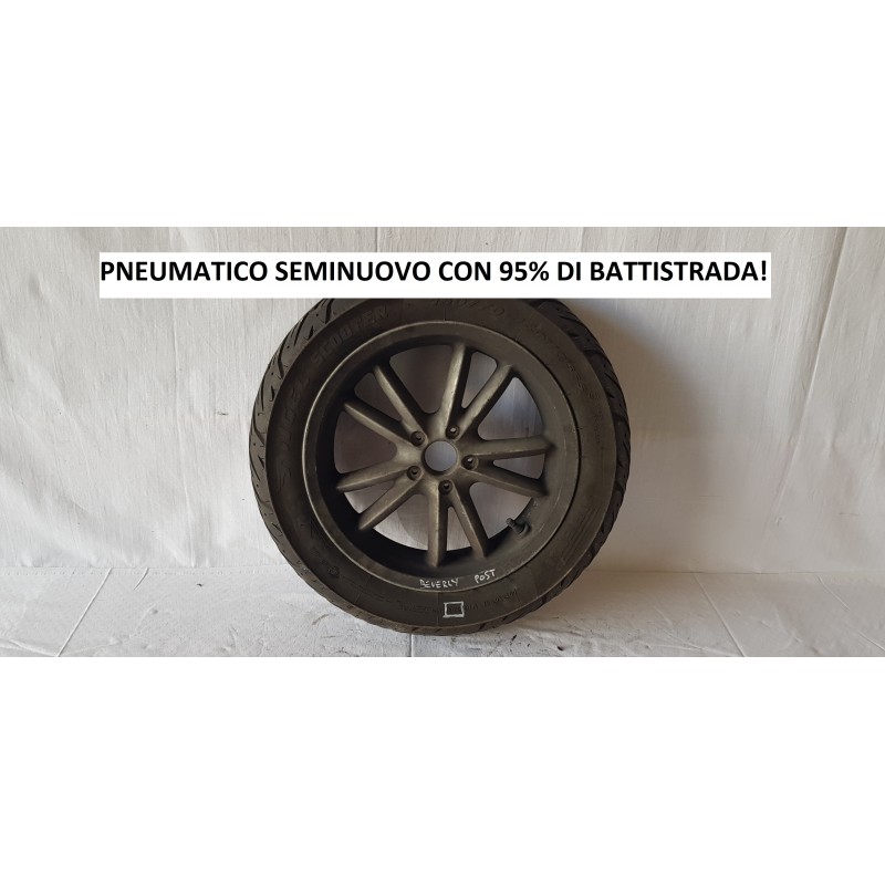 PIAGGIO BEVERLY CRUISER CERCHIO RUOTA POSTERIORE PNEUMATICO ANGEL PIRELLI R14