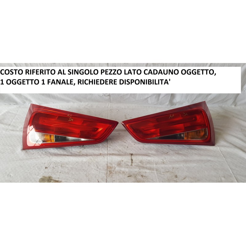 AUDI A1 8X FANALE FARO FANALI FARI LAMPADA STOP POSTERIORE DESTRO SINISTRO SX DX