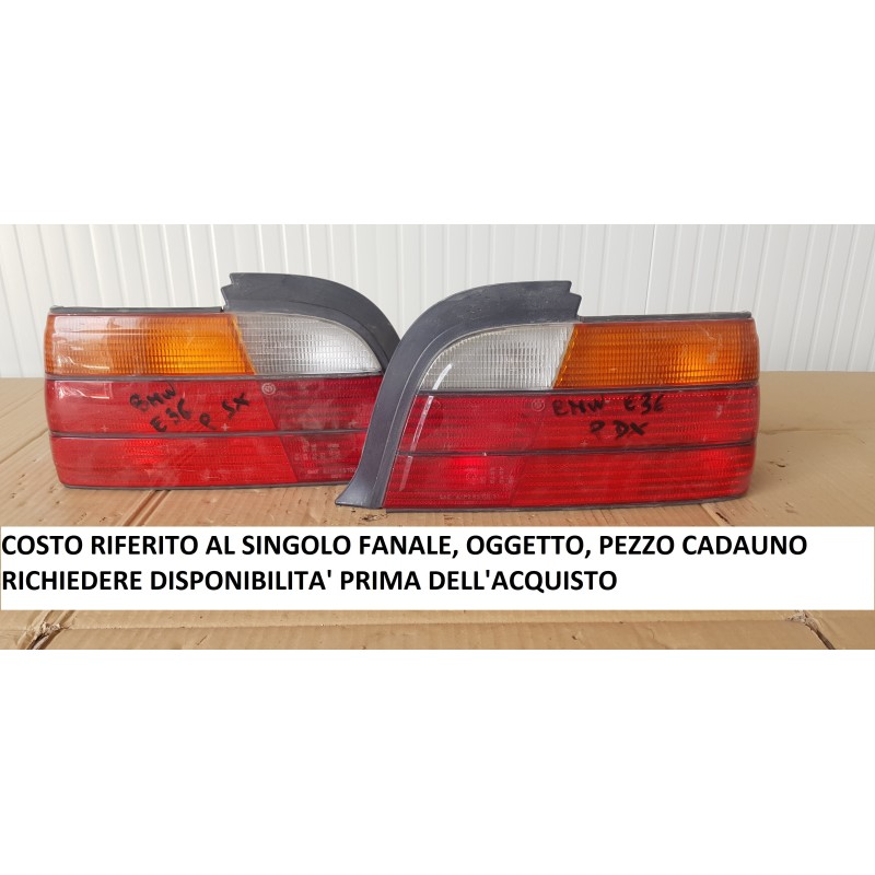 BMW SERIE 3 E36 FANALE FANALI FARO FARI LUCE LUCI STOP POSTERIORE DESTRO SINISTR