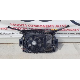 SKODA FABIA NJ3 KIT RADIATORE RADIATORI ELETTROVENTOLA OSSATURA RIVESTIMENTO A/C