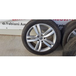 4x CERCHI IN LEGA VOLKSWAGEN TOUAREG DA 20" POLLICI INTERASSE 5X130