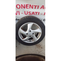 4x CERCHI IN LEGA PEUGEOT 206-207-208-307-308-PARTNER INT. 4x108 DA 15 POLLICI