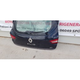 RENAULT CLIO 4 QUARTA SERI PORTELLONE PORTELLO COFANO SPOILER LUNOTTO TELECAMERA