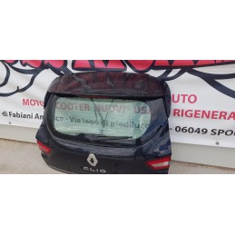 RENAULT CLIO 4 QUARTA SERI PORTELLONE PORTELLO COFANO SPOILER LUNOTTO TELECAMERA