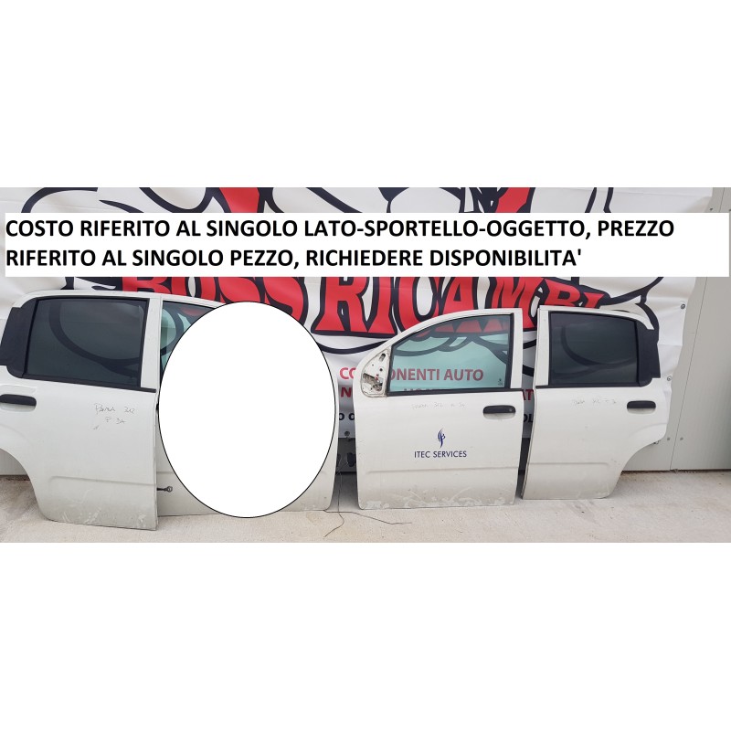 FIAT PANDA 3 SERIE 312 SPORTELLO SPORTELLI PORTA PORTE PORTIERA ANT POST DX SX