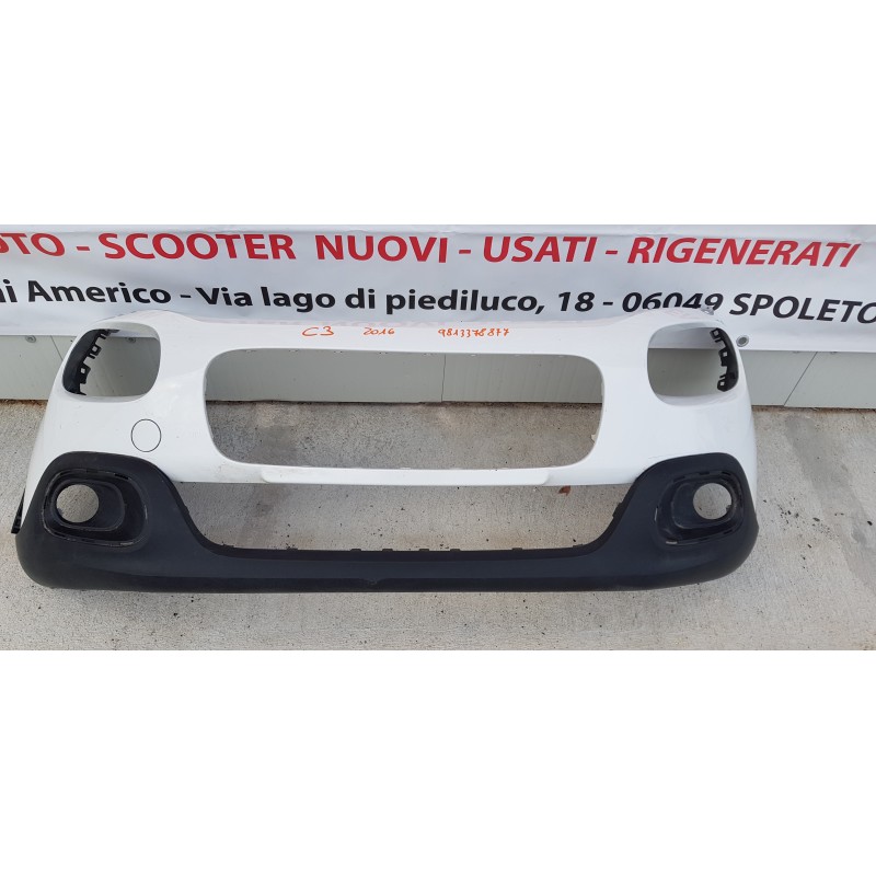 CITROEN C3 3 SERIE PARAURTI PARAURTO ANTERIORE NUDO FRONT BUMPER 9813378877