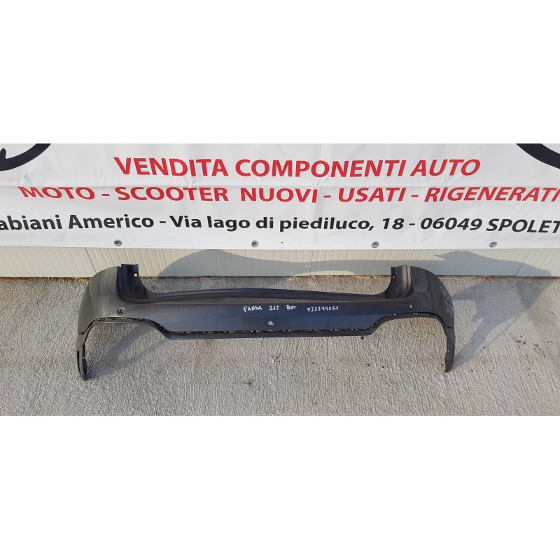 FIAT PANDA 312 PARAURTI PARAURTO POSTERIORE NUDO REAR BUMPER 735599051