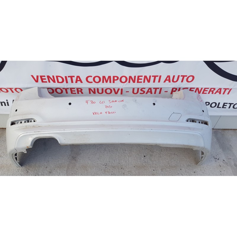 BMW SERIE 3 F30 PARAURTI PARAURTO POSTERIORE NUDO REAR BUMPER 7384449 VKL H F30L