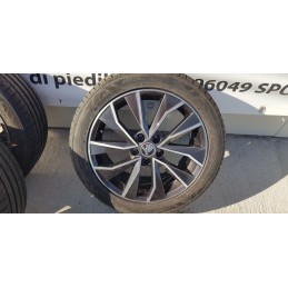 4x CERCHI IN LEGA + PNEUMATICI SKODA FABIA-KAMIQ-SCALA INT. 5x100 DA 16" POLLICI