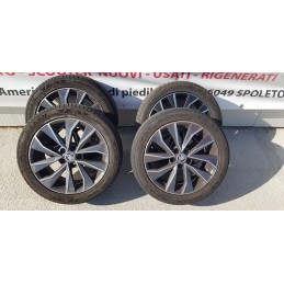 4x CERCHI IN LEGA + PNEUMATICI SKODA FABIA-KAMIQ-SCALA INT. 5x100 DA 16" POLLICI