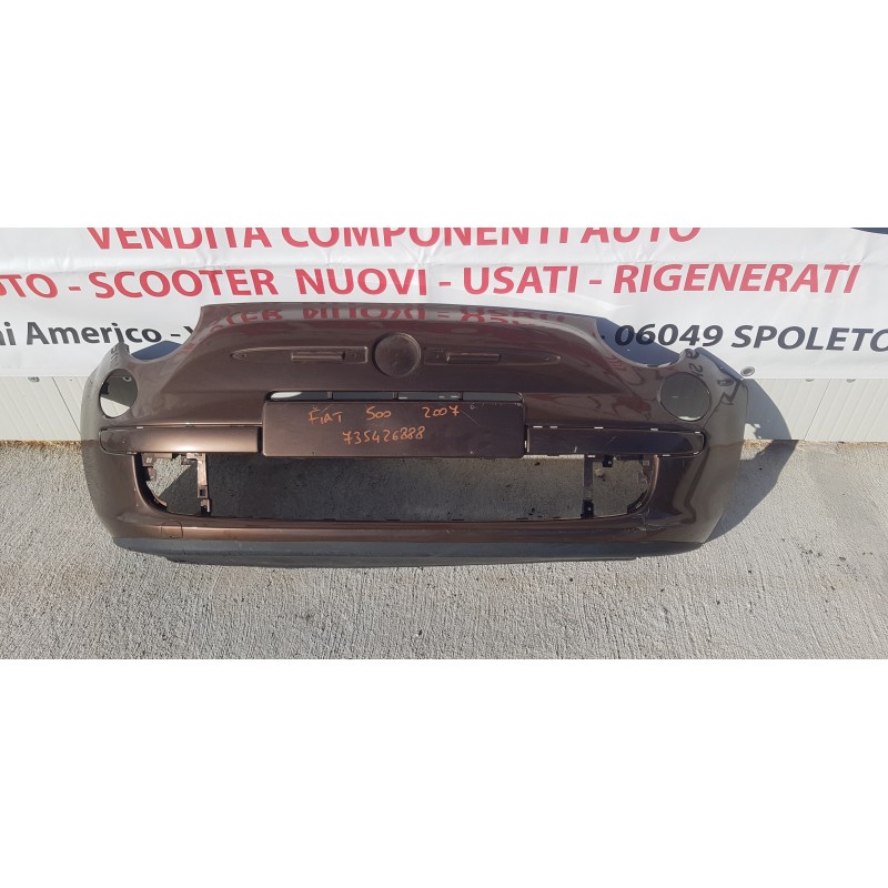 FIAT 500 PARAURTI PARAURTO ANTERIORE NUDO FRONT BUMPER 735426888