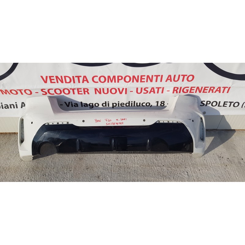 BMW SERIE 1 F40 M-SPORT PARAURT PARAURTO POSTERIORE NUDO REAR BUMPER 51128070949