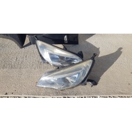 OPEL ASTRA J MUSATA FRONTALE PARAURTI COFANO PARAFANGO FANALI RADIATORI