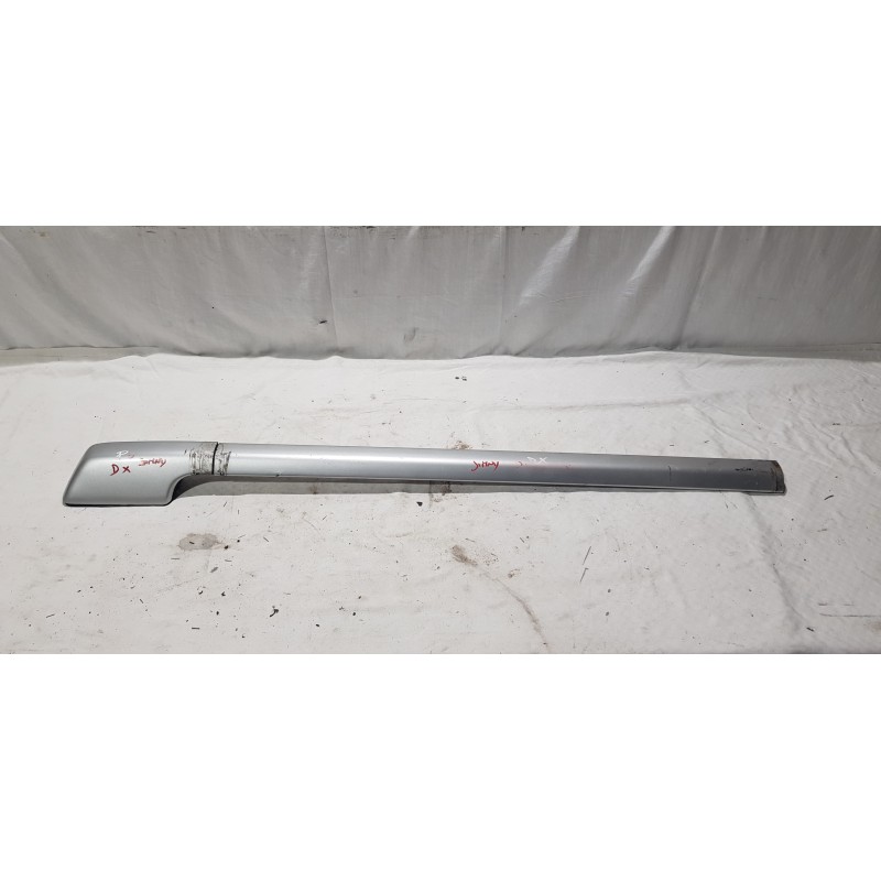 SUZUKI JIMNY BARRA BARRE PORTAPACCHI LONGITUDINALE DESTRA STAFFA ARGENTO DX