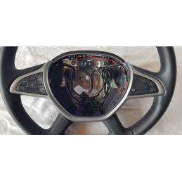 DACIA DUSTER 2S REST. VOLANTE CORONA STERZO COMANDI RADIO IN PELLE